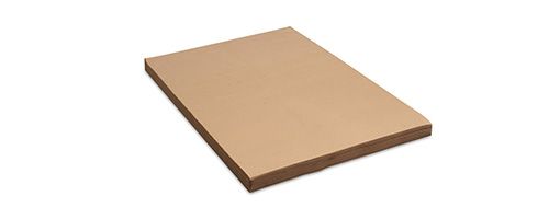 Feuilles de carton pour l'emballage et la protection des produits lors du transport.